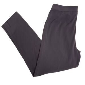 St. John Silk Pleated Taper Taupe Trouser Size 6 Inseam 31"